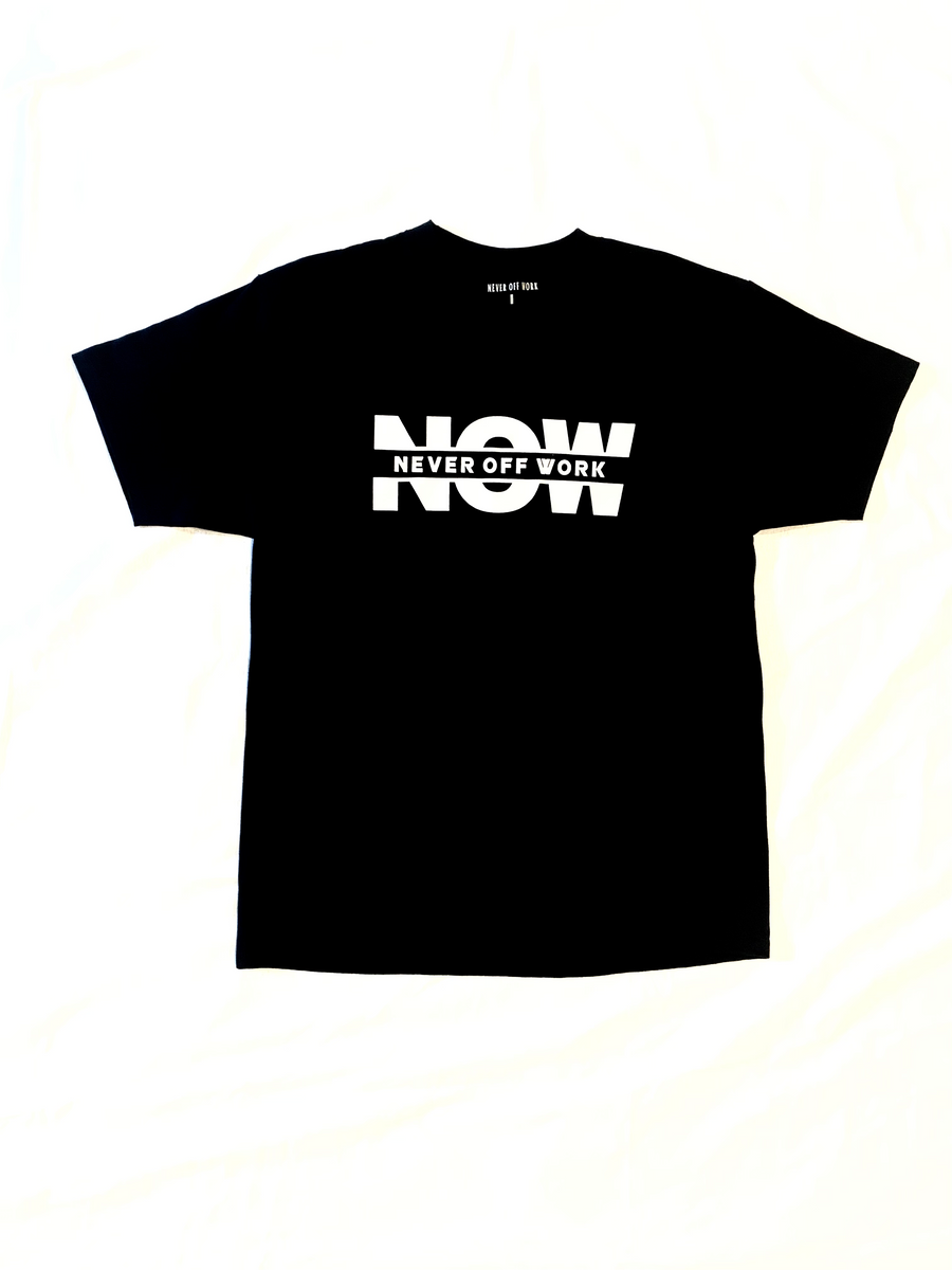 NeverOffWork Tee Black – Never Off Work